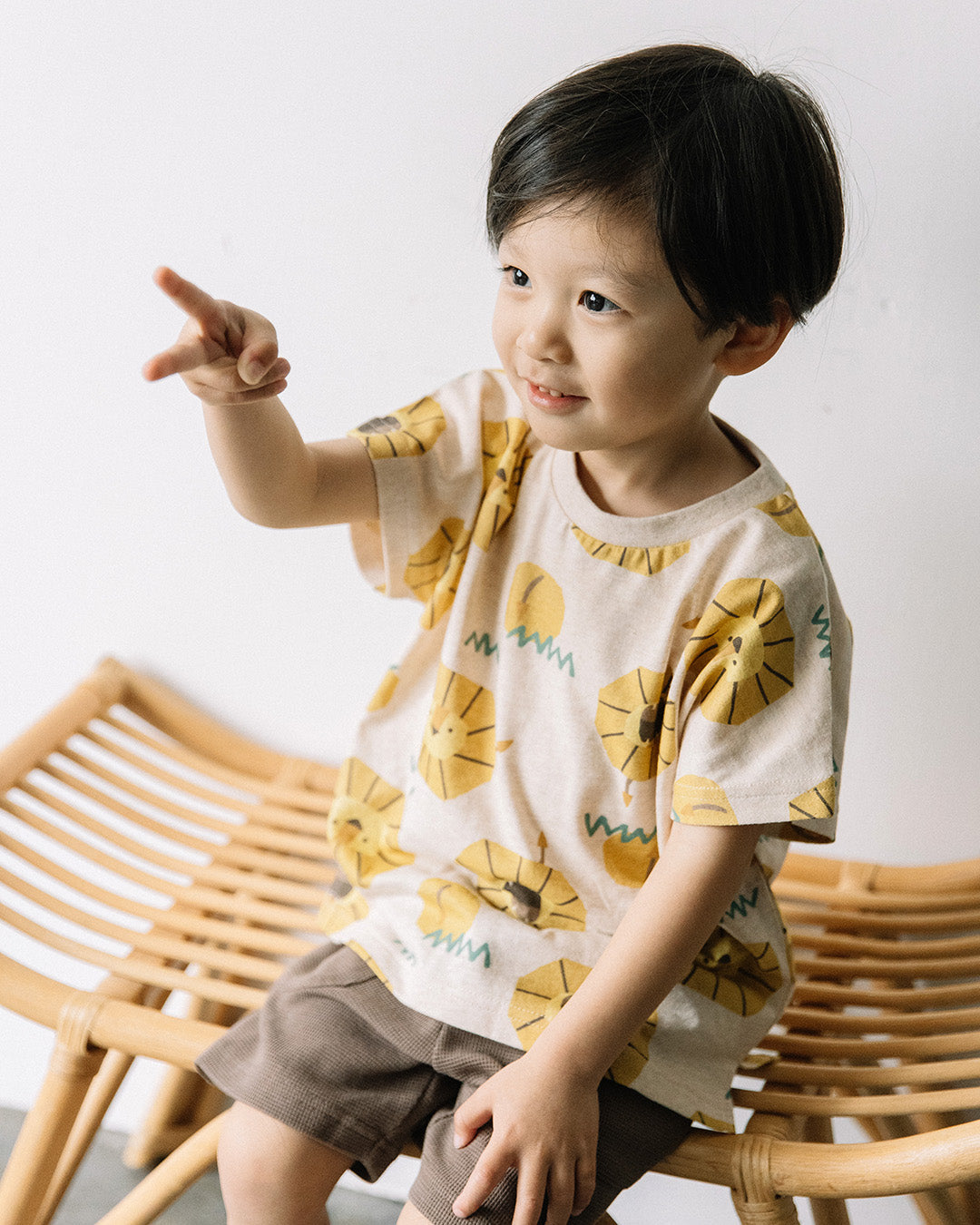 【TIMESALE】【新色追加】[t.] 総柄 ドルマン 半袖 Tシャツ