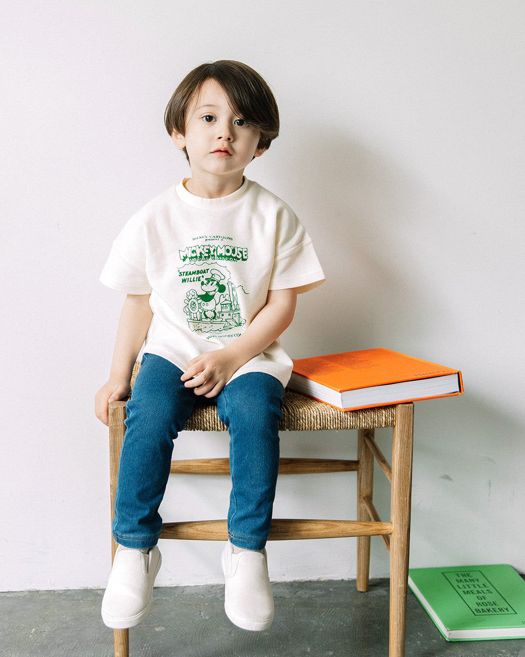 【NEW ARRIVAL】[t.] Disney ワッフルプリント半袖Tシャツ