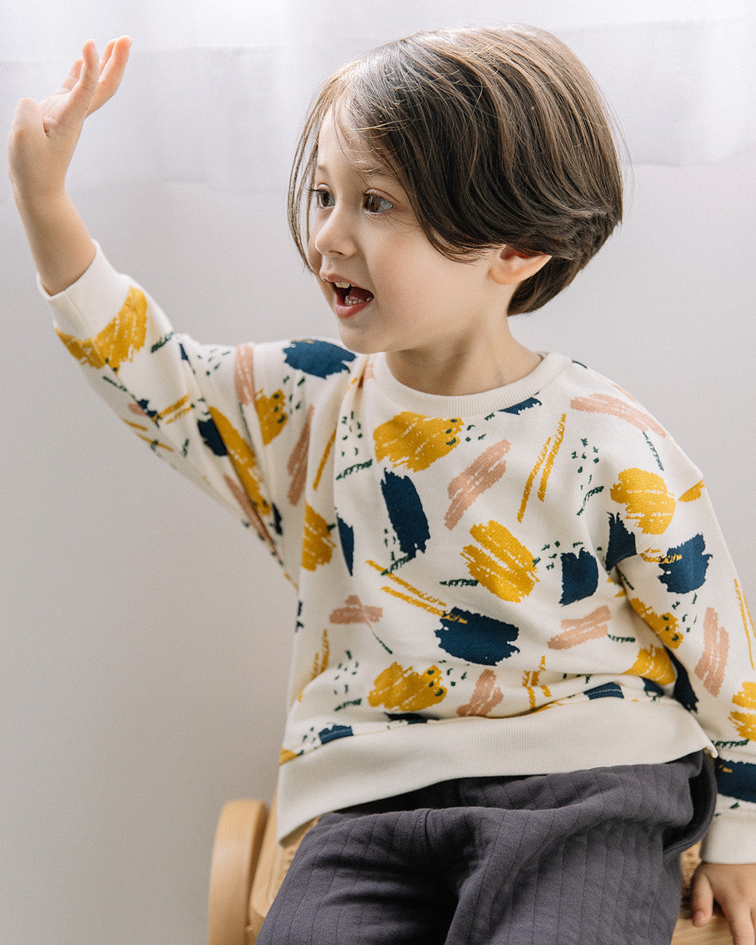 【新色追加】[t.] 総柄 トレーナー