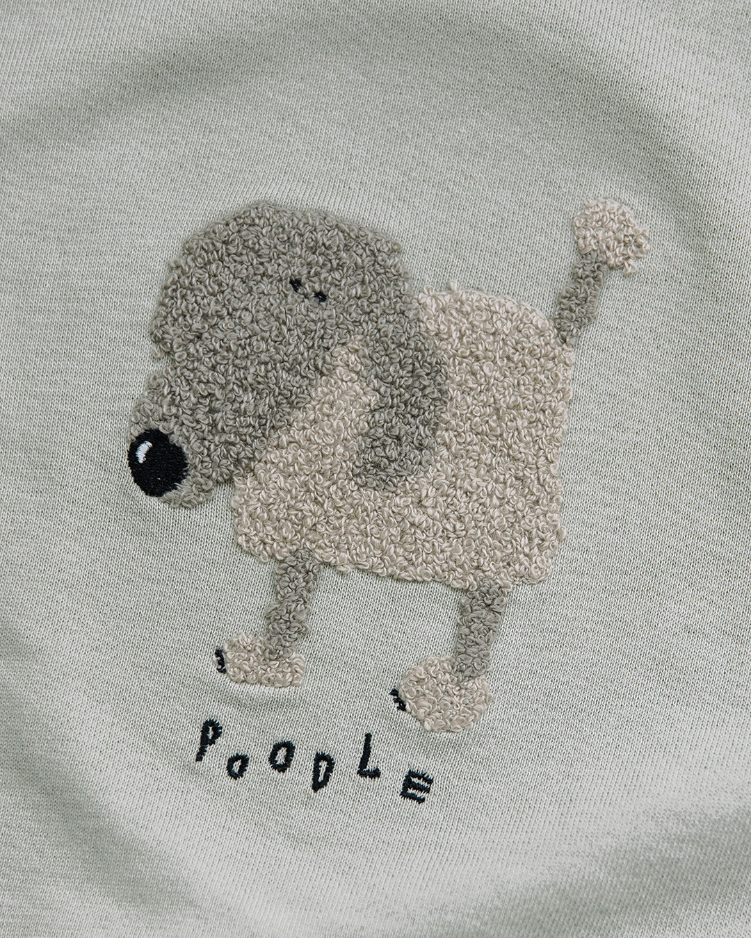 【新色追加】[t.] サガラ 刺繍 切替 トレーナー