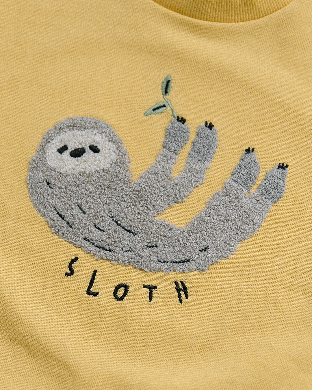 【新色追加】[t.] サガラ 刺繍 切替 トレーナー