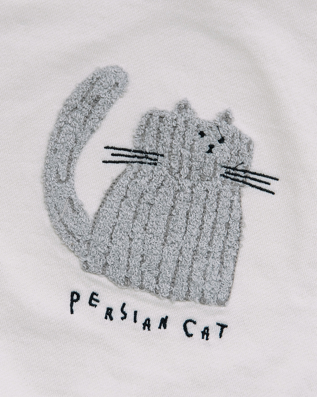 【新色追加】[t.] サガラ 刺繍 切替 トレーナー